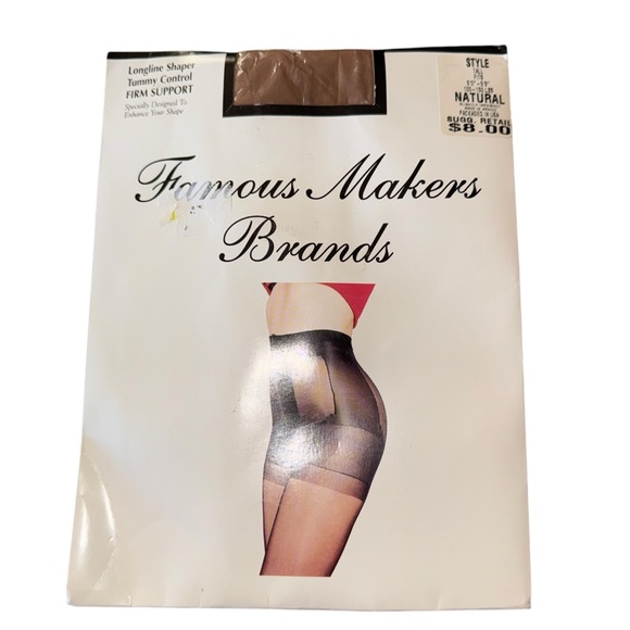Famous Makers Brands Longline Shaper Tummy Control Firm Support Pantyhose - Picture 1 of 5